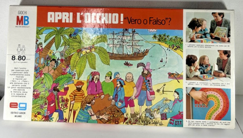 Apri occhio vero - l'occhio!, falso?"