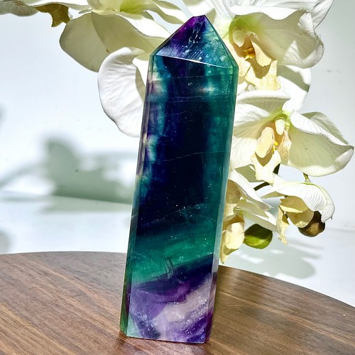 Colonna cristallo fluorite