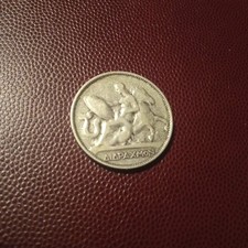 Grecia Moneta 2 Drachme 1911 Argento Rara Re Giorgio I
