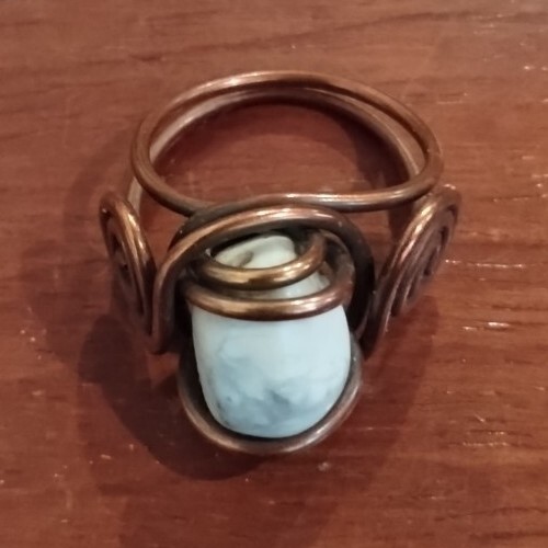 Anello avvolto filo - in, di