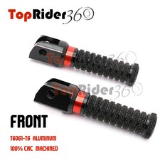 Red RRING Front Foot Pegs For