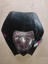 FARO + MASCHERINA ANTERIORE NERA KTM EXC 