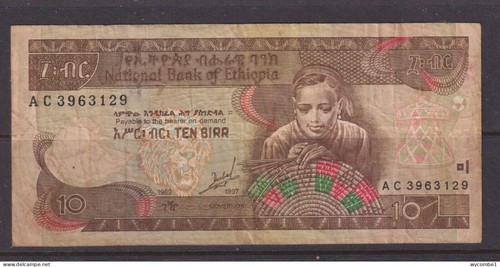 Etiopia 1989 banconota 10 - etiopia,