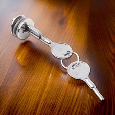 Vetrina Armadietti Portaoggetti Finitura Cromata Portadocumenti Vetrinetta