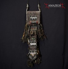 Vecchia bellissima borsa in pelle Tuareg - Niger