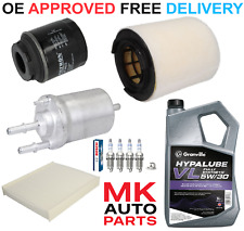 PER AUDI A1 1.2 1.4 TFSI KIT ASSISTENZA OLIO ARIA CARBURANTE FILTRI ABITACOLO...