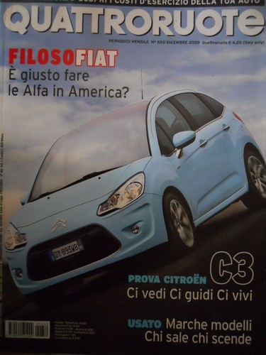 Quattroruote 650 2009 - , su