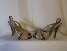 escarpins ASH python beige/noir 36