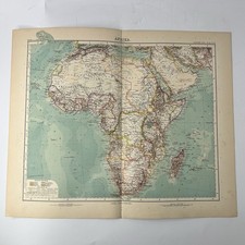 Stieler Hand-Atlas 1908 Africa