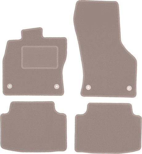 Tappetini velluto beige - velluto,