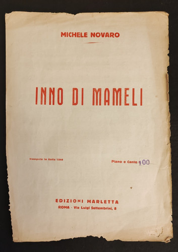 Spartito musicale michele - musicale,