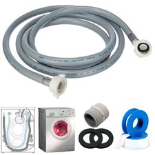 Tubo Carico LAVATRICE o LAVASTOVIGLIE 200cm completo di 2 Guarnizioni + omaggio