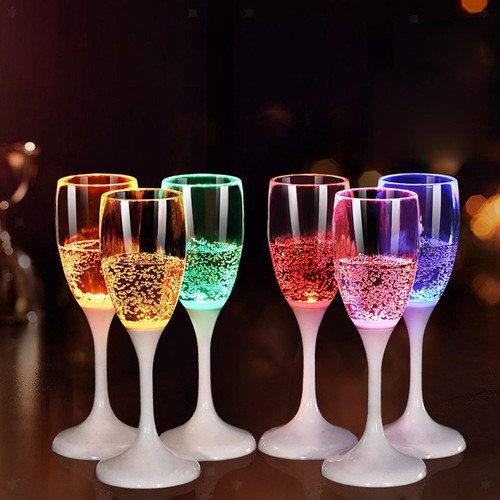 Pezzi led bicchieri flute da - pezzi,