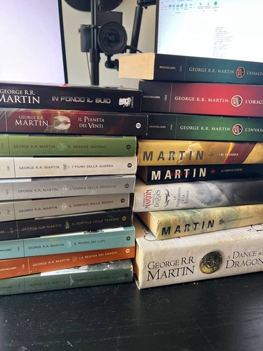 Lotto libri fantasy george - fantasy, di