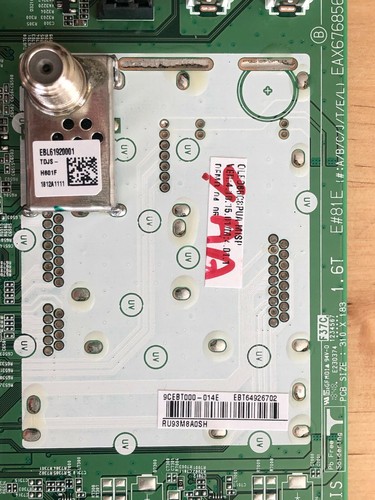Scheda madre oled65c8pua - scheda, lg