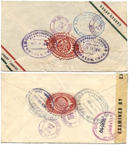 Messico posta aerea - posta,