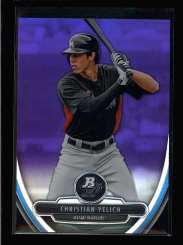 Christian yelich 2013 bowman - yelich,