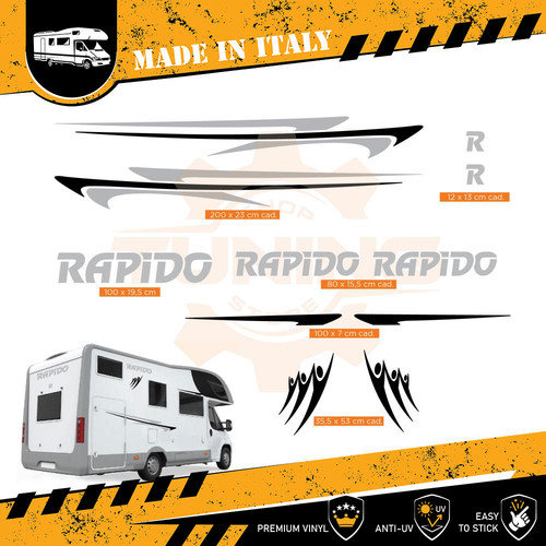 Decalcomania adesivi camper - decalcomania,