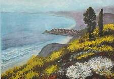 Costa dell'Adriatico Michele Cascella Opera Acquaforte Acquatinta su Carta 86x65