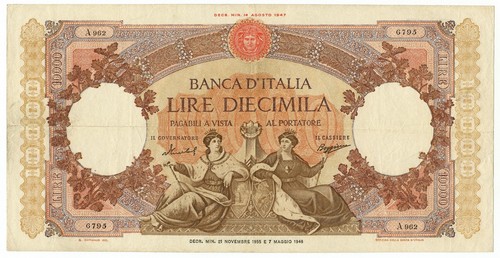 10000 lire capranesi - 10000,