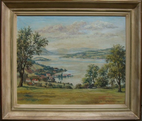 Alpi lago villaggio riva - alpi,