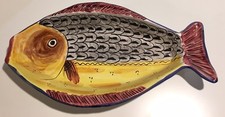Amalfi hand painted fish shaped serving dish
