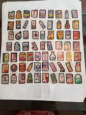 Topps Wacky Packages 1979 set completo 66 carte serie 1 ottime condizioni carte nuove
