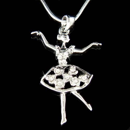 Ballerina cuore swarovski - cuore, in