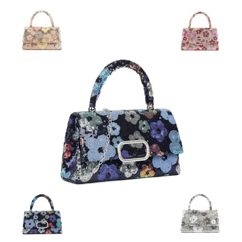 Pochette donna paillettes sera