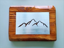 Cornice legno con piastra - con,