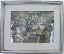 Franco MINEI (Roma 1922) OLIO su cartone telato cm 24x34 surrealista metafisico