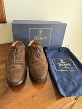 Tricker's Brown Siede Shoes