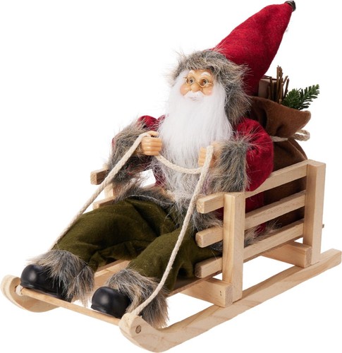 Babbo natale slitta cm - babbo,