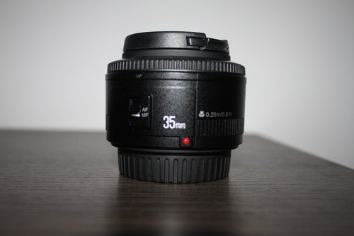 Youngnuo 35mm lens - f2, ef