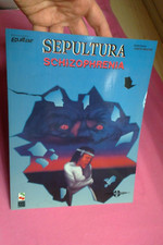 SEPULTURA SCHIZOFRENIA chitarra TAB spartito libro musicale Cherry Lane 1995 #1 lucido