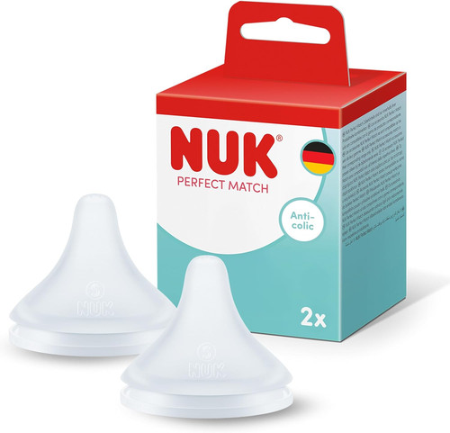 Nuk tettarelle medie - medie, silicone