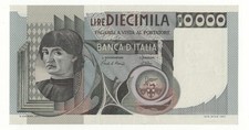 10000 LIRE CASTAGNO  EMISSIONE