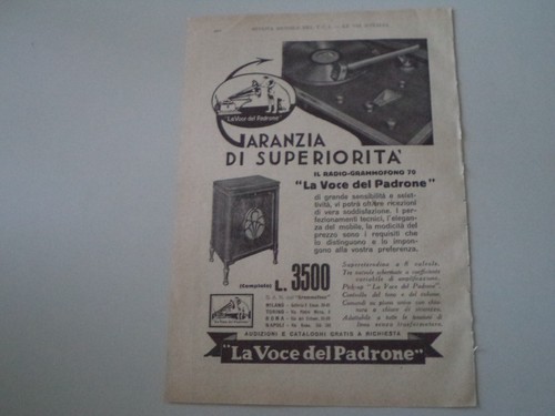Advertising pubblicità 1931 - advertising,