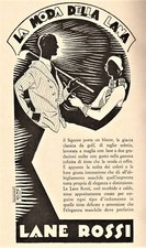 PUBBL. 1931 LANE ROSSI LANIFICIO BLAZER GIACCA GOLF ELEGANZA MASCHILE DALMONTE 