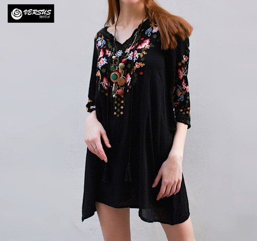 Vestito mini abito camicia - mini,