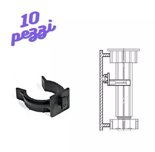 Gancio per zoccolo mobile - per, da