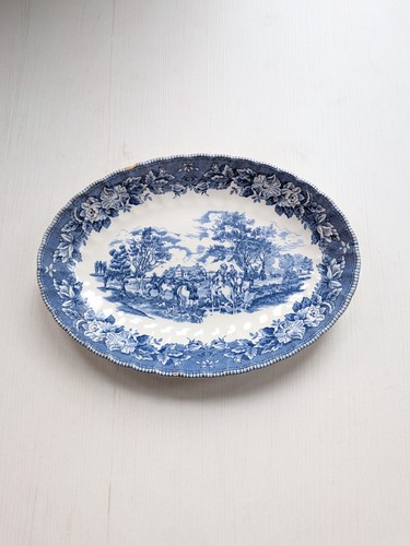 Piatto blu - h., &