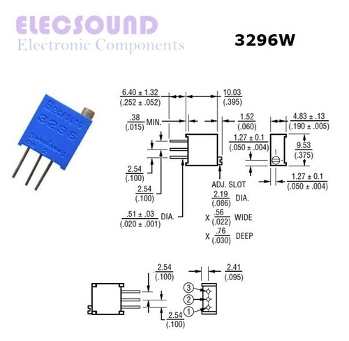 Elecsound 3296w 100k - 100k,, trimmer