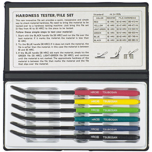 Set lima tester durezza - , 6