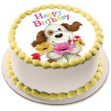 Topper torta compleanno cane