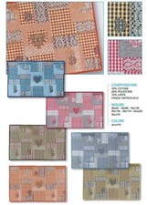 Tappeto da Cucina master ricamo Fondo Antiscivolo 50 x 230 cm Vari Colori