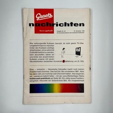 Notizie Graetz - breve /