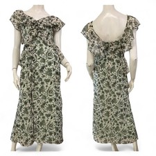 ZARA Vestito maxi abito bianco