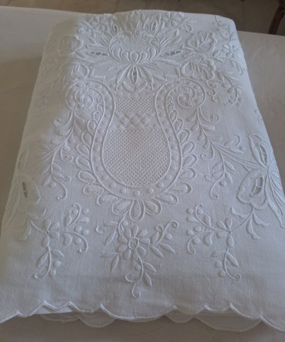 Antico lenzuolo cotone - in,