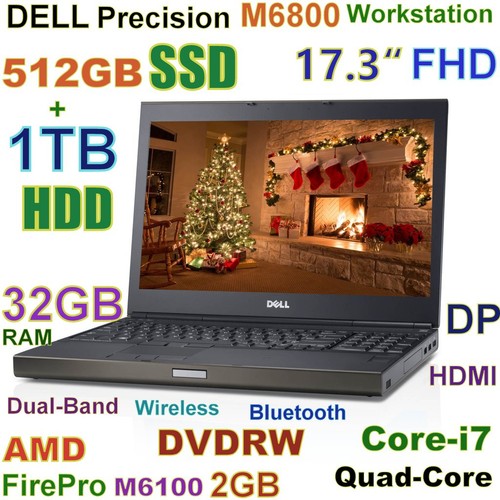 Workstation dell m6800 quad - workstation, i7-quad